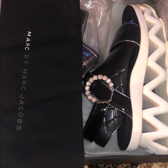 Marc By Marc Jacobs - Ninja Strass Wave Platform Sandals